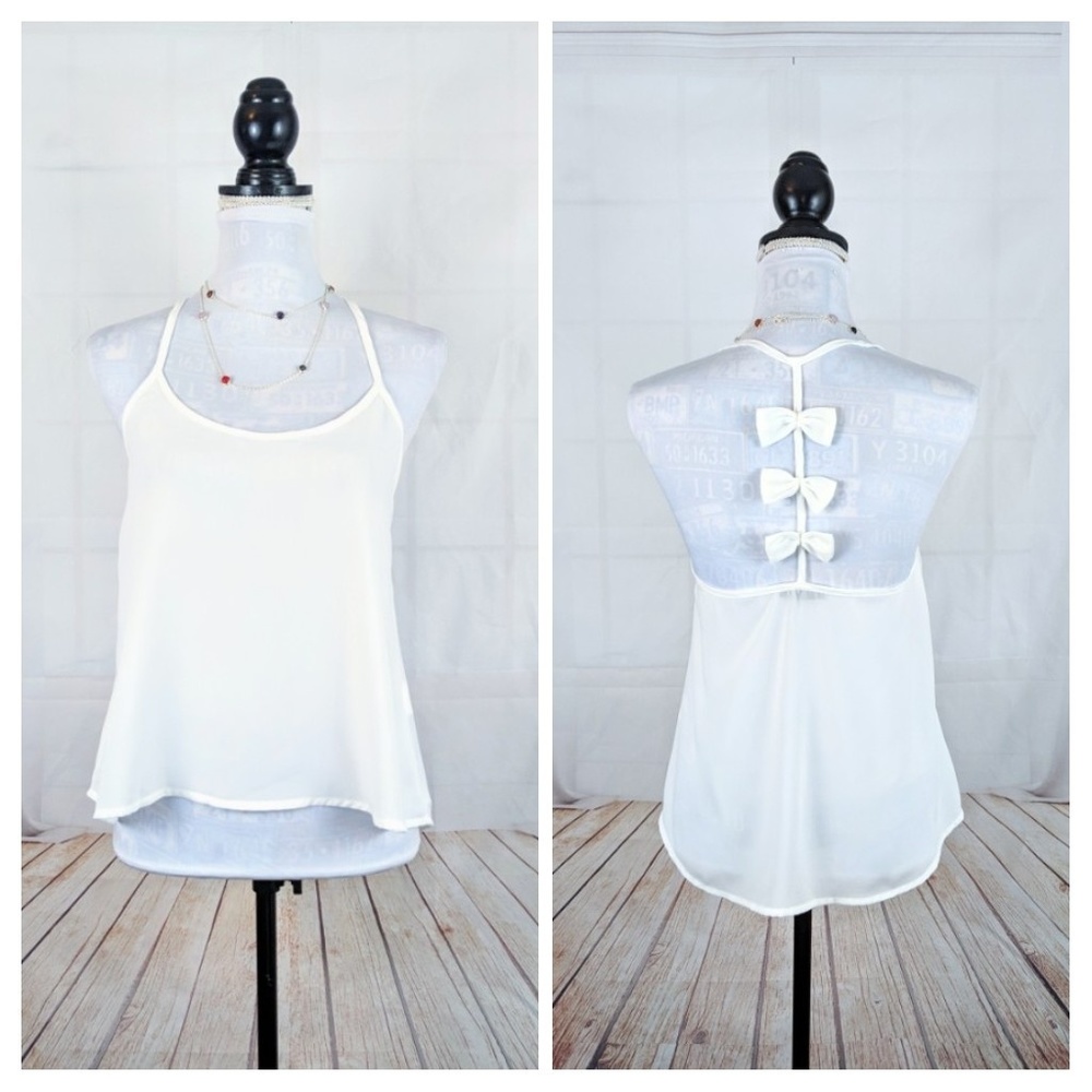 Host Pick New Sexy Bows T-back Camisole Tank Top Blouse - Picture 5 of 7